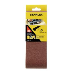 Stanley STA33101 SANDING BELTS - 75 x 457 80g