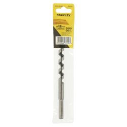 Stanley STA52100 Drill Bit, Auger 12mm Flute Length: 125 Overall Length: 200
