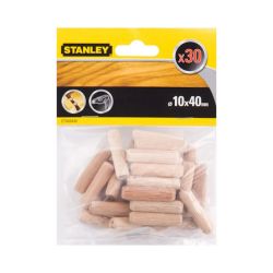 Stanley STA66434 Round Wooden Dowels,10mm dia