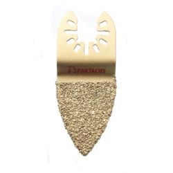 Spartacus Multi Tool Carbide Grit Finger Rasp 35mm x 50-60G Grout Mortar Remover