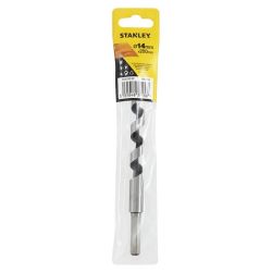 Stanley STA52105 Drill Bit, Auger 14mm Flute Length: 125 Overall Length: 200