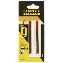 Stanley STA25502 Jigsaw Blades (2) Fine Wood