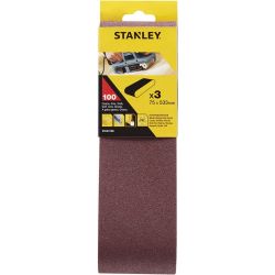 Stanley STA33196 SANDING BELTS - 75 x 533 100g