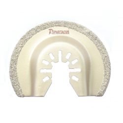 Spartacus Multi Tool Carbide Tipped Segment Saw Blade 65mm x 50-60G Grout Tile Plaster