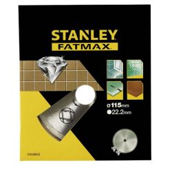 Stanley STA38002 Diamond Cutting Blade: Dia 115Mm Continuous Rim