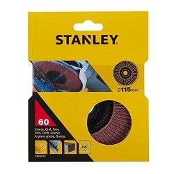 Stanley STA32112 Alum. Oxide Flap Wheel Disc, 115x22 60g